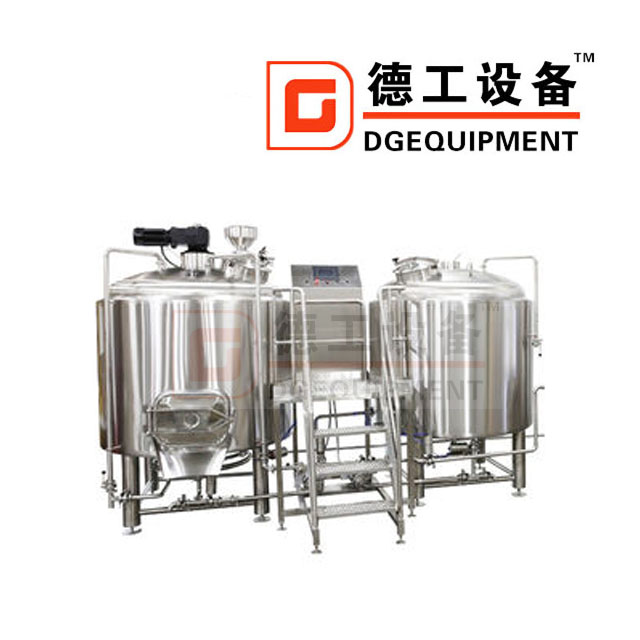 500L 2-Behälter-Industrie Nano Bier Brauerei Ausrüstung Edelstahl Anpassbare zum Verkauf