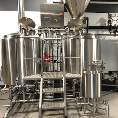 Mikrobrauereiausrüstung für Pub / kleine Brauerei kundenspezifische 500L Bierbrauanlage zum Verkauf