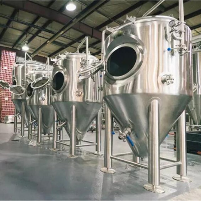 500 Liter doppelwandige isolierte konische Bierherstellungslinie SS 304 mit Elektro- und Dampfheizung
