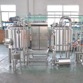 500L Komplettes automatisiertes Craft Beer Brewing System Drei-Topf-Bierkochgerät mit PED-Zertifizierung