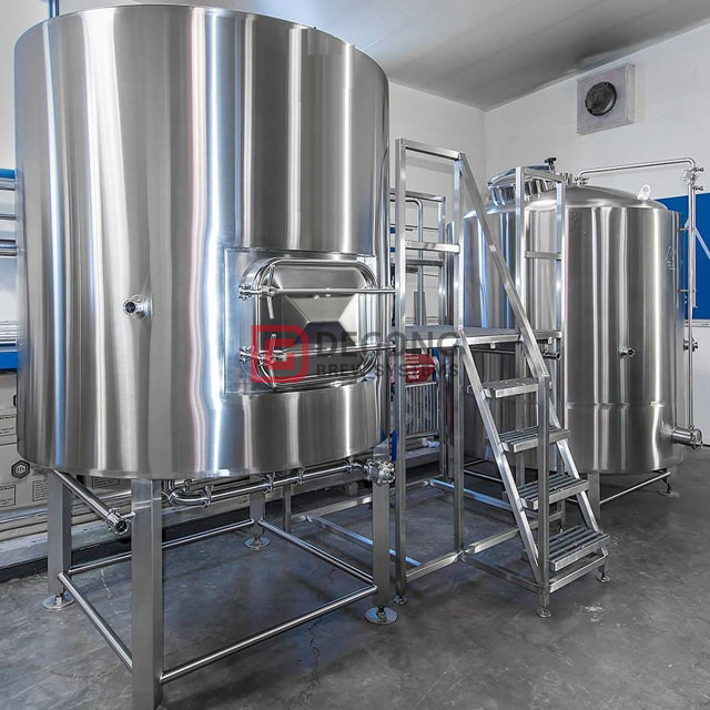 10HL Commercial Used Brew Kettle Mash Lauter Tanks Edelstahl Bierbrauanlage