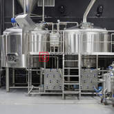 500L mikroautomatische dampfbeheizte Bierbrauanlage für Brauerei / Hotel / Restaurant
