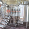 1000L 3-Gefäß-Craft-Bierbrauhaus aus Edelstahl für Bierkneipenbrauereien